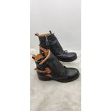 Çiğdem Kundura Çiğdem Gerçek Deri Siyah-Taba Kadın Bot (B2) - Siyah-Taba - 40 - ST01186-SİYAH-TABA-40 - Açık Taba - Siyah