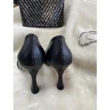 Çiğdem Kundura Çiğdem Siyah Taş Detaylı Kadeh Ökçe Stiletto (Moda S1) - Siyah - 37 - ST01711-SİYAH-37