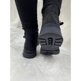 Çiğdem Kundura Çiğdem Yanı Taşlı Fermuarlı Siyah Süet Bot ( Ilker B1) - Siyah - 37 - ST00607-SİYAH-37