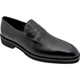 Çiğdem Kundura Galler - 6142 | Hakiki Deri Erkek Klasik Loafer - Siyah - 39
