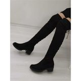 Çiğdem Kundura Pamuk Siyah Çorap Çizme - Siyah - 36 - ST00385-SİYAH-36