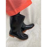 Çiğdem Kundura Siyah Unisex Reçber Lastik Çizme - Siyah - 36 - ST01615-SİYAH-36