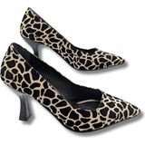 Çiğdem Kundura Stralende Kadın Leopar Desenli Stiletto - Stralende - Leopar - 38
