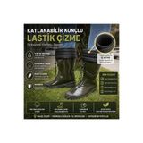 Çiğdem Kundura Ulaş Içi Tüysüz Konçlu Iş-Bahçe-Yağmur Çizmesi - Yeşil - 43