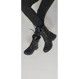 Çiğdem Kundura Unisex Siyah Kar Botu 40 Bağcıklı Tasarım ile Rahat Yürüyüş Sunar ST01231-SİYAH-40