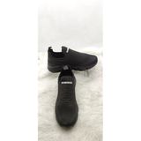 Çiğdem Siyah-Beyaz Bez Bağsız Spor Ayakkabı Unisex (Wndrfl 4106)