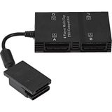 Cigemay Multitap 4 Oyuncu, Çoklu Kontrol Cihazı Adaptörü, 4 Hafıza Kartı Yuvası, Oyun Padi Için Yerl