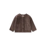 Cigit Kadife Oversize Ceket 2-10 Yaş Vizon