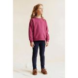 Cigit Kadife Taytlı Sweatshirt Takım 2-10 Yaş Fuşya - 2 - 3 Yaş