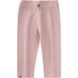 Cigit Pudra Pembe Fitilli Tayt Kız Çocuklar İçin Günlük Stil Nefes Alabilen Yumuşak Doku - 8 - 9 Yaş
