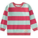 Cigit Sweatshirt 4-12 Yaş Mint Mercan Cizgili - 5 - 6 Yaş