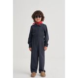 Cigit Tencel Önü Fermuarlı Tulum 2-7 Yaş Lacivert - 2 - 3 Yaş
