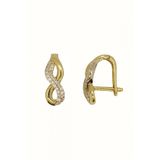 CiGold K101027040 Taşlı 14 Ayar Altın Küpe
