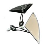Cihadmotor Yarasa Üçgen Ayna Motosiklet Aynası Karbon (Tüm Motorlara Uyumlu Universal) (8mm ve 10MM)