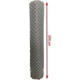 Cihan Çit Galvanizli Örgü Tel Bahçe Çiti - 2,00 mm Kalınlık 60X60 Göz Aralığı H:200 cm L:10 Metre - H:200CM