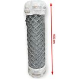 Cihan Çit Galvanizli Örgü Tel Bahçe Çiti - 2,00 mm Kalınlık 70*70 Göz Aralığı H:100 cm L:10 Metre - H:100CM