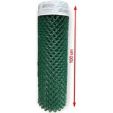 Cihan Çit Pvc Kaplı Örgü Tel Bahçe Çiti - 3,00 mm Kalınlık 65X65 Göz Aralığı H:100 cm L:10 Metre - H:100CM