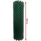 Cihan Çit Pvc Kaplı Örgü Tel Bahçe Çiti - 3,00 mm Kalınlık 85 x 85 Göz Aralığı L:10 Metre - H:200 CM