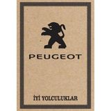 Cihan Oto Paspas Kağıdı Peugeot Amblem Baskılı 100 Adet 35 x 50 cm - Kahverengi