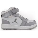 Cihan Shoes Garantili Çocuk Uzun Sneaker Spor Ayakkabı Ortopedik 26-27-28-29-30-31-32-33-34-35 Numara Buz Renk - Gri