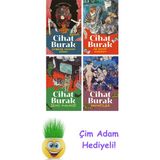 Cihat Burak 4 Kitap Seti + Çim Adam Hediye - Hayır