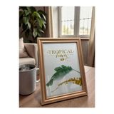 CİHO 10×15 Cm Parlak Camlı Bronz Dekoratif Kontrast Fotoğraf / Anı Çerçevesi