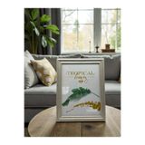 CİHO 10×15 Cm Parlak Camlı Gümüş Renkli Dekoratif Kontrast Fotoğraf / Anı Çerçevesi