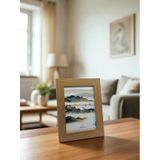 Ciho 13 18 Cm Camlı Ahşap Dekoratif Kontrast Fotoğraf / Anı Çerçevesi
