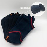 Ciho Socks 6 Çift Kadın Kışlık Havlu Taban Pastel Renkler Çekçekli Patik Çorap - 36 - 40 - Olive