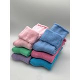 Ciho Socks 6 Çift Kadın Kışlık, Kalın, Kıvrık, Lastiksiz Termal Soket Çorap - 50P-Pembe - 36 - 40