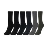CİHO SOCKS 6 Çift Yünlü Erkek Norveç Doğal Yumuşak Kalın Termal Kışlık Fitilli Derbi Soket Çorap