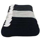 CİHO SOCKS Basic 12 Çift KADIN Pamuklu Siyah Füme Gri Renk Patik Çorap Siyah-Füme-Gri 36-40