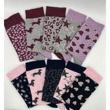 Ciho Socks Daily 10 Çift Kadın Pamuklu Günlük Spor Desenli Eğlenceli Soket Çorap - Renkli - 36 - 40