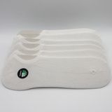 CİHO Socks ERKEK Premium Bambu 6 Çift Beyaz Dikişsiz Görünmez Patik Sneaker Çorap