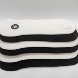 CİHO Socks Premium Erkek Bambu 6 Çift Siyah Beyaz Dikişsiz Görünmez Patik Sneaker Çorap