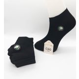 CİHO SOCKS Premium SİYAH 3 Çift Dikişsiz Bambu Ekstra Yumuşak Kadın Patik Çorap SİYAH 36-40