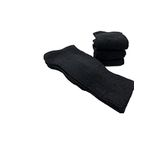 Ciho Socks Premium Termal 3 Çift Erkek Sıkmayan Lastikli Ekstra Kalın Tam Havlu Kışlık Çorap - 40 - 44 - Siyah