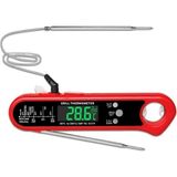 Çıkarılabilir Multi Problu Paslanmaz Dijital Et Yemek Termometresi -50°C-300°C Sıcaklık Ölçer - 001 - Beyaz - 0,5 ml