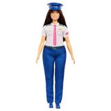 Çıkarılabilir pilot üniforması, ayakkabıları ve şapka aksesuarıyla Barbie Kariyer Bebekleri pilot bebek, JKF75