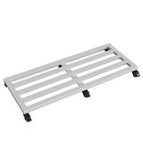 Çıkarılabilir Standlı Büyük Metal Saksı Sepeti - Saksılar, Saksılar ve Akvaryumlar için Tekerlekli Taban, 40 x 100 cm - Beyaz - İç Mekan Bahçecilik ve