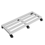 Çıkarılabilir Tepsili Sağlam Metal Yuvarlanan Bitki Rafı - Büyük Saksılar, Çiçek Düzenlemeleri ve Teraryumlar için Şık Beyaz El Arabası - Mobil Depolama Çözümü 30 x 80 cm