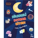 Çikartmalı Boyama Kitabı - Eğlenceli Uyku Yolculuğum