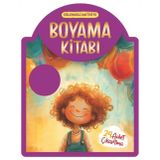 Çıkartmalı Boyama Kitabı - Mor - Eğlenceli Aktivite
