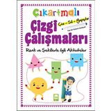 Çıkartmalı Çizgi Çalışmaları - Renkler ve Şekillerle İlgili Aktiviteler - Kolektif