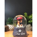 Çiko Toys Romantik Sevgili Çift True Love Kendinden Püskürtmeli Büyük Boy Kar Küresi