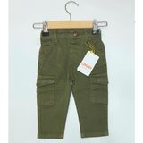 Çikoby Erkek Bebek Cargo Pantolon - Haki - 6 - 9 Ay