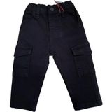 Çikoby Erkek Bebek Cep Detaylı Kargo Pantolon - 9 - 12 Ay - Siyah