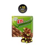 Çikolata Antep Fıstıklı Kare 60 G X 10 Adet