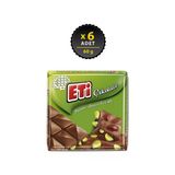 Çikolata Antep Fıstıklı Kare 60 G X 6 Adet