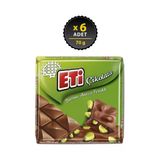 Çikolata Antep Fıstıklı Kare 70 G X 6 Adet